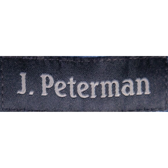 J. Peterman Men’s 3-Button Sport Coat Blazer Jacket Sz 42 Linen Blend Solid Blue - Picture 13 of 14